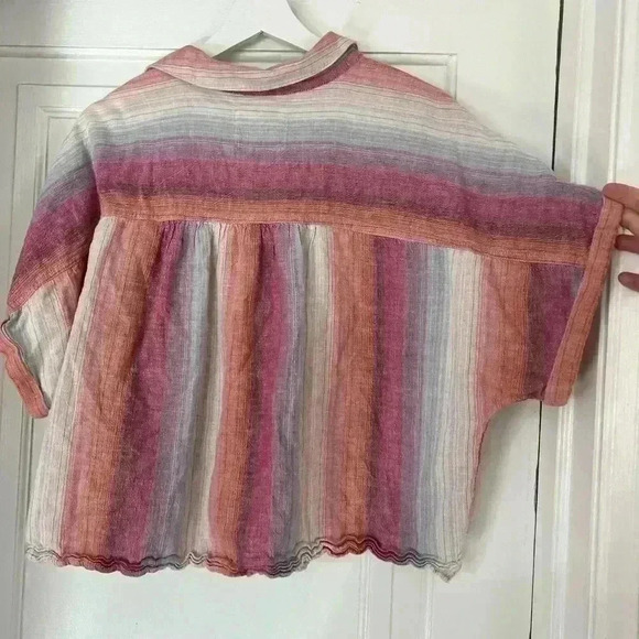 Lucky Brand  Relaxed Susie Slub Workwear Shirt - Picture 10 of 12